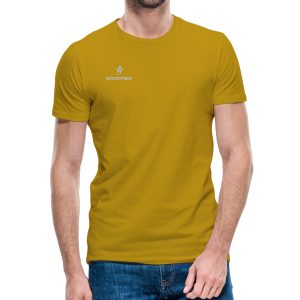 CAMISETA AMORELA HOMBRE MOSTAZA