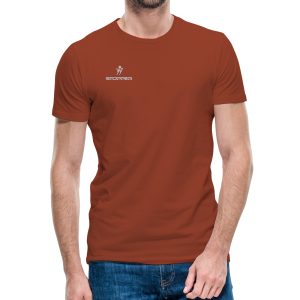 CAMISETA AMORELA HOMBRE TERRACOTA