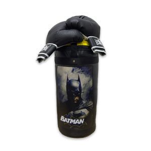 KIT BOXEO SACO + GUANTES INFANTIL BATMAN