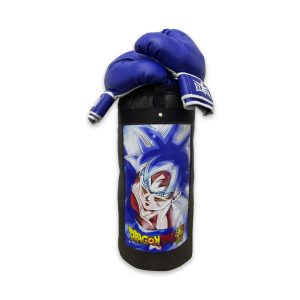 KIT BOXEO SACO + GUANTES INFANTIL DRAGON BALL SUPER